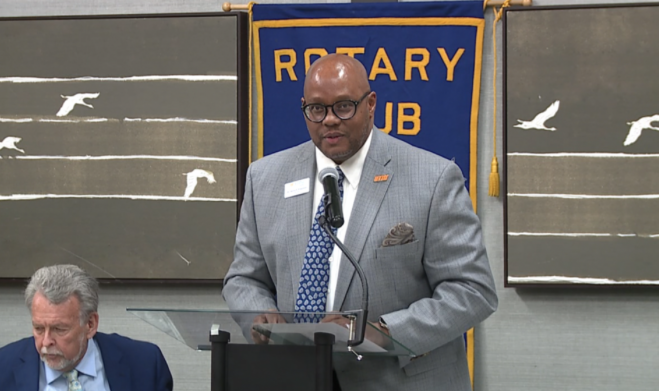 Old Hickory Rotary Club UT Martin chancellor meeting